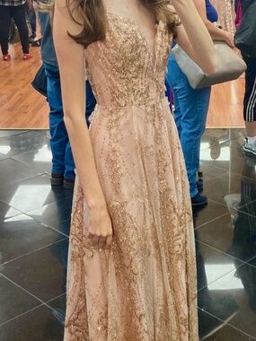 GLS Prom Dress Mauve Size Small